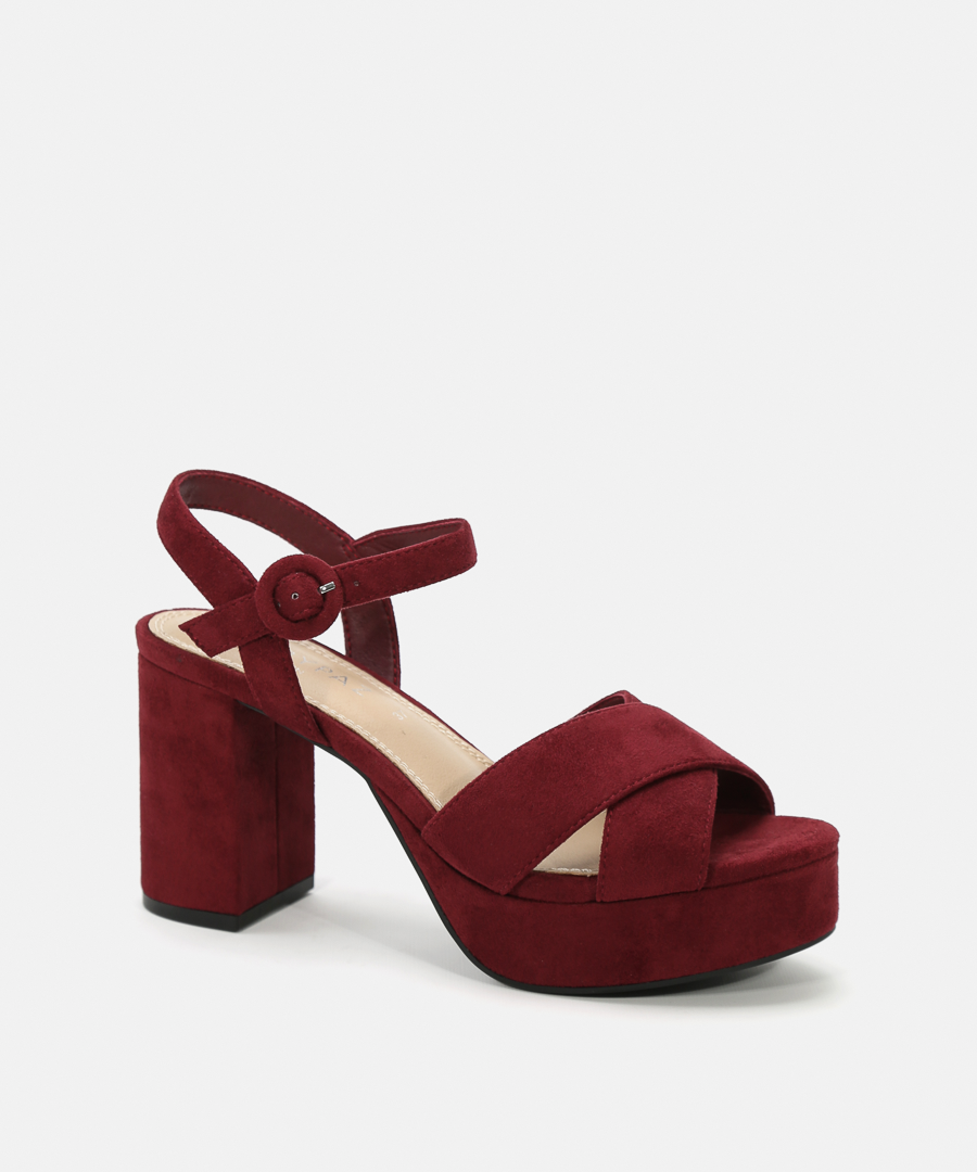 Sandalias plataforma cruceta image number null